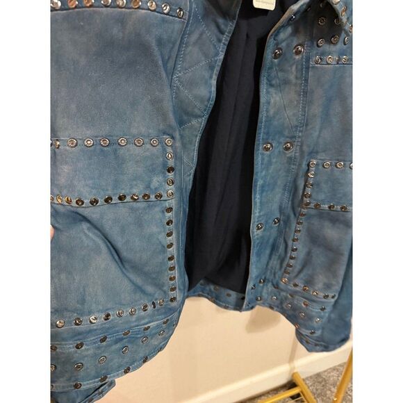 NWT We The Free Suzy Studded Suede Jacket Small - Picture 10 of 11